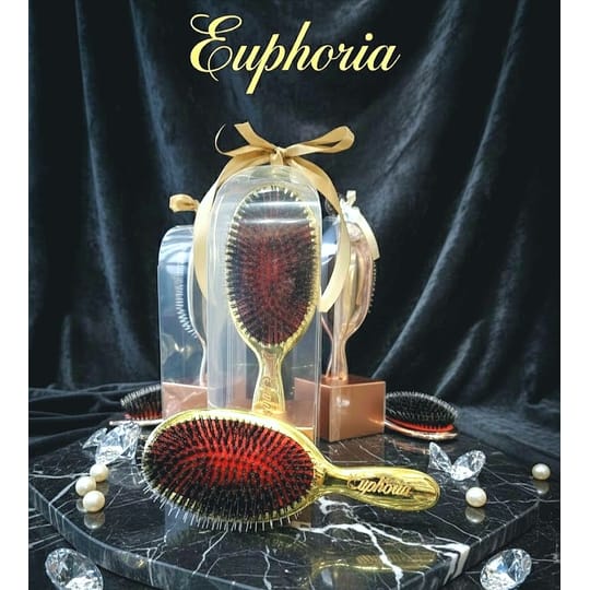 Четка за коса Euphoria с естествен кисъм