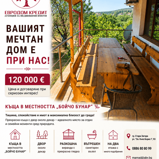 Къща за продажба- местност Бойчо Бунар