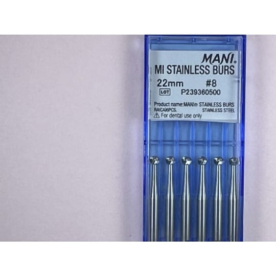 Mani MI Стоманени брорери N8 22MM