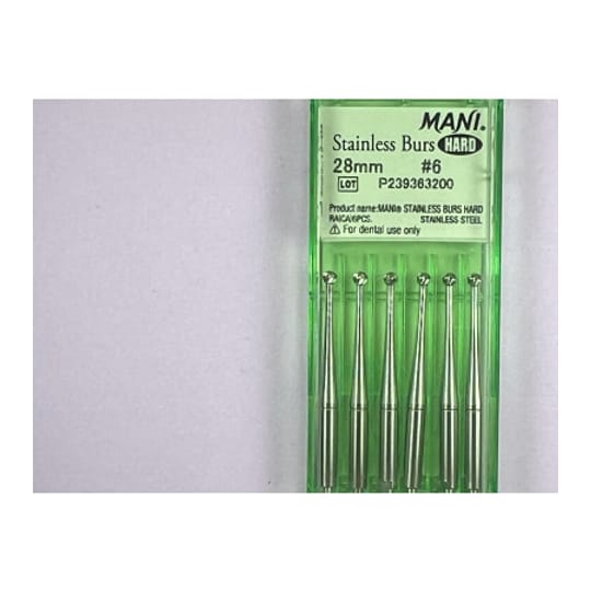 Mani  Стоманени брорери Hard N6 28MM