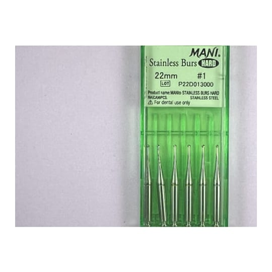 Hard Stainless Burs N1 22MM