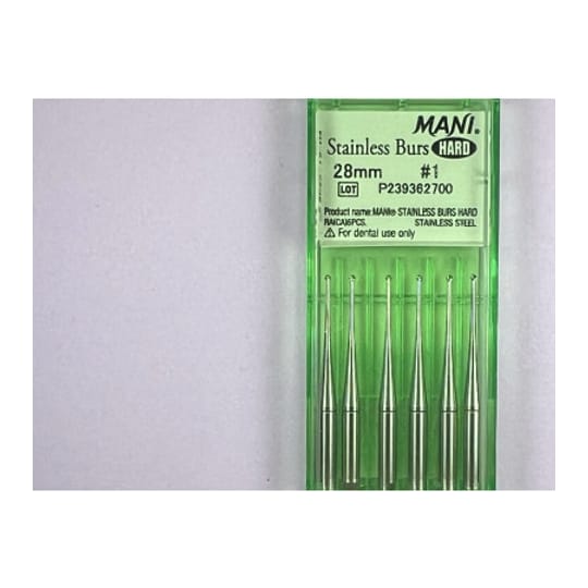 Hard Stainless Burs N1 28MM