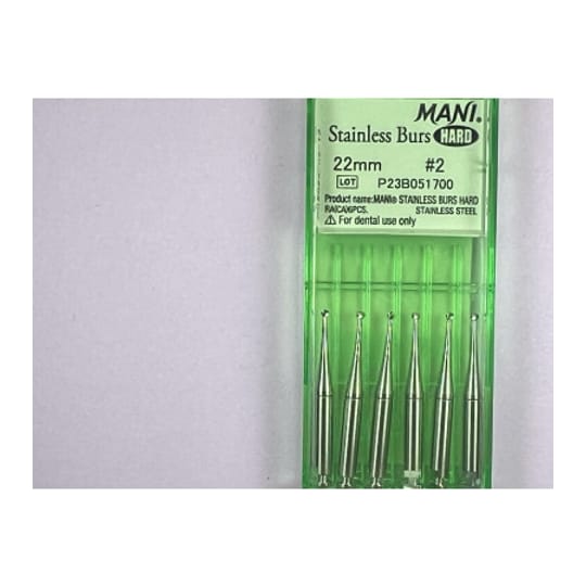 Hard Stainless Burs N2 22MM