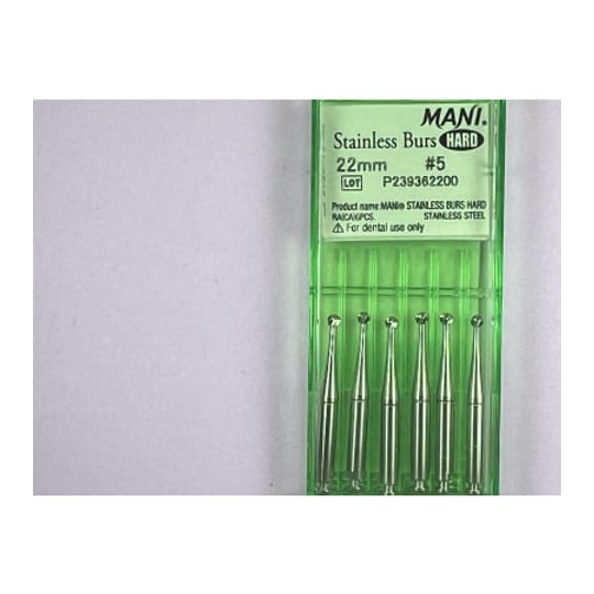 Hard Stainless Burs N5 22MM