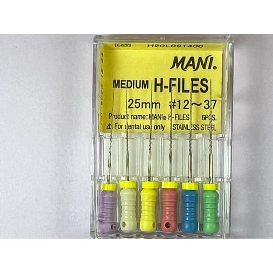 Medium H Files N12-37 25MM