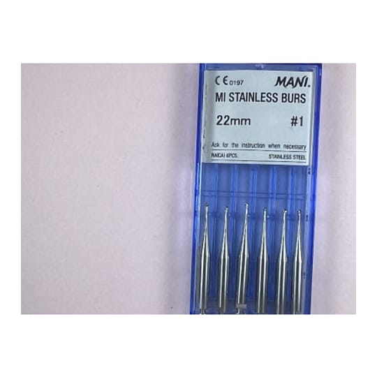 MI Stainless Burs N1 22MM