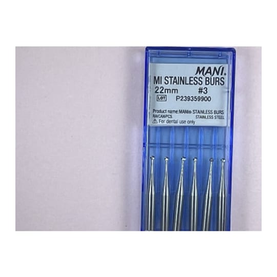 MI Stainless Burs N3 22MM