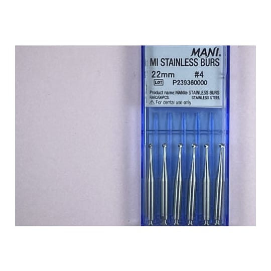 MI Stainless Burs N4 22MM