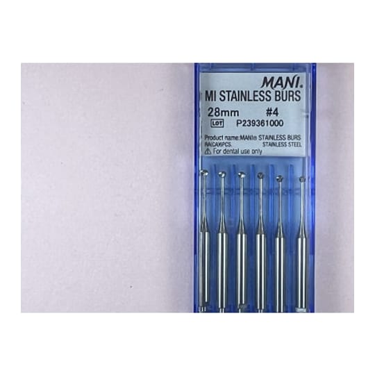 MI Stainless Burs N4 28MM