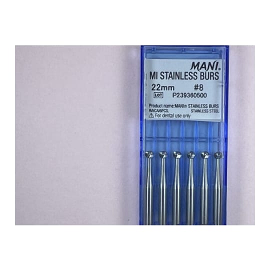 MI Stainless Burs N8 22MM