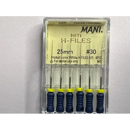 NITI H Files N30 25MM