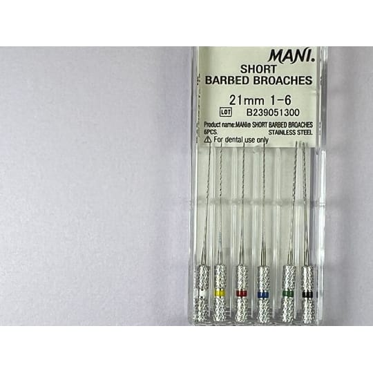 Short Barbed Broaches N1-6 21MM