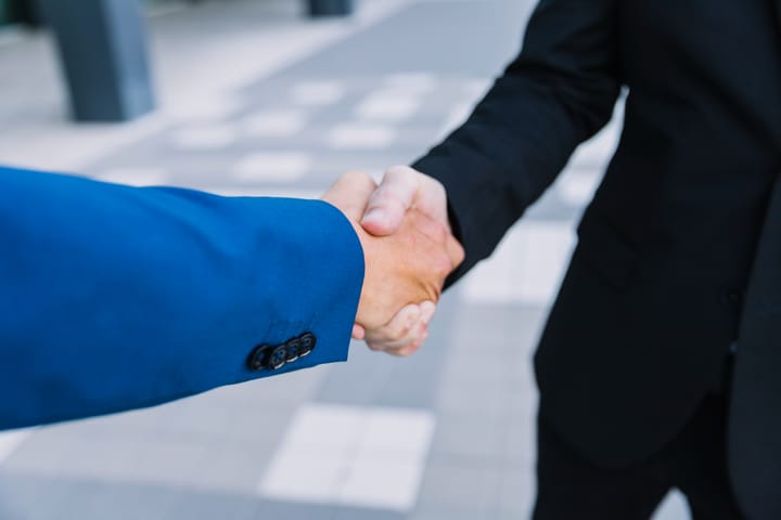 ръкостискане