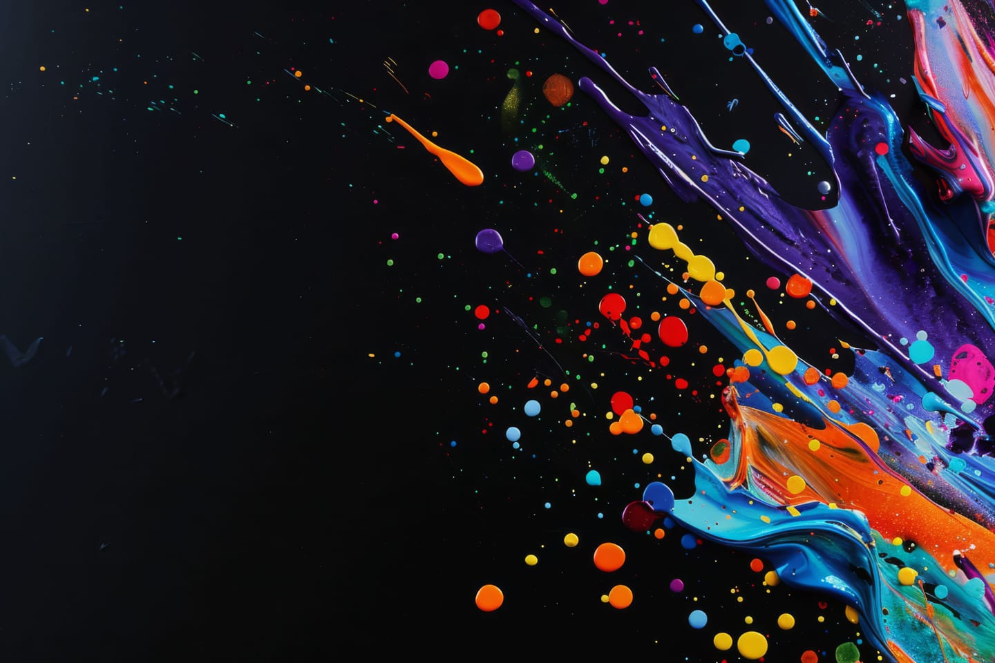 colorful drops