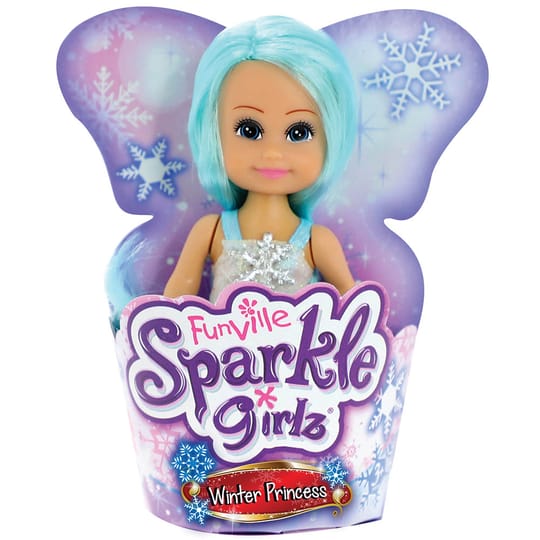 Sparkle Girlz Кукла Зимна Принцеса Super Sparkly в конус 10 см.