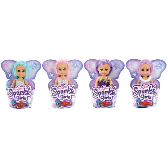 Sparkle Girlz Кукла Зимна Принцеса Super Sparkly в конус 10 см.