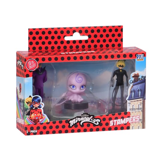 P.M.I. Miraculous Калинката и Котарака 3 Фигури Печат