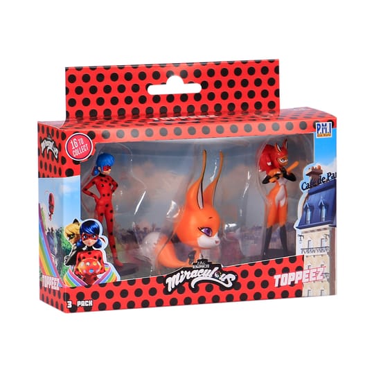 P.M.I. Miraculous Калинката и Котарака 3 Фигури Печат