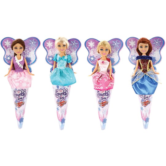 Sparkle Girlz Кукла Зимна Принцеса Super Sparkly в конус
