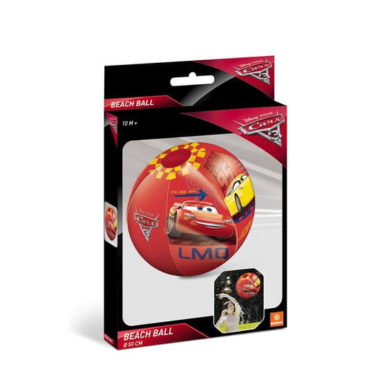 MONDO CARS 3 Надуваема топка 50 см