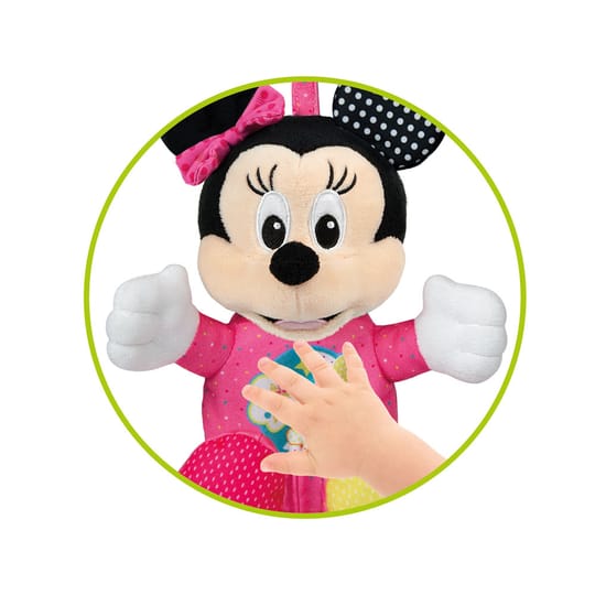 CLEMENTONI BABY Плюшена играчка Minnie Mouse със звук и светлина