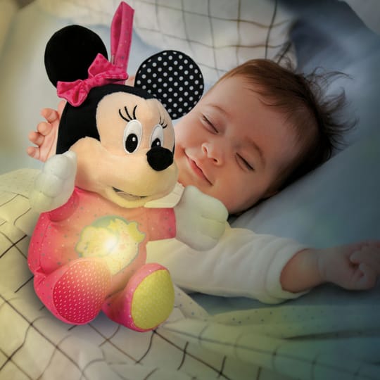 CLEMENTONI BABY Плюшена играчка Minnie Mouse със звук и светлина