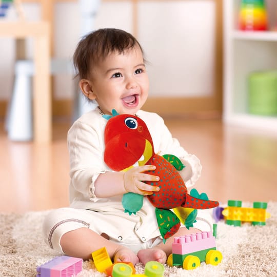 CLEMENTONI BABY Музикален плюшен динозавър