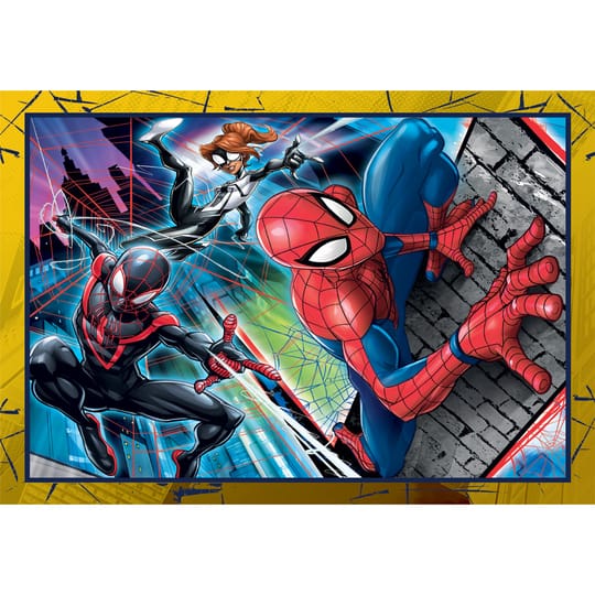 CLEMENTONI 4 в 1 Пъзел Spiderman