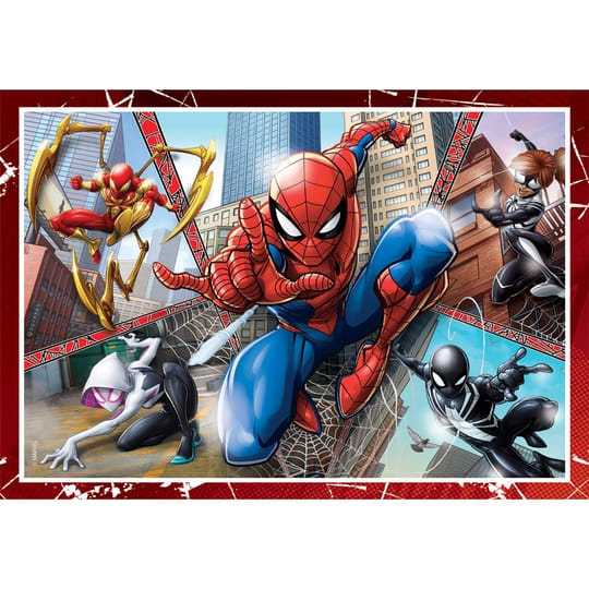CLEMENTONI 4 в 1 Пъзел Spiderman