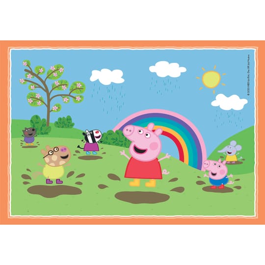 CLEMENTONI 4 в 1 Пъзел Peppa Pig