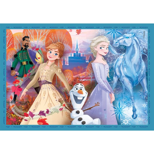 CLEMENTONI 4 в 1 Пъзел Frozen