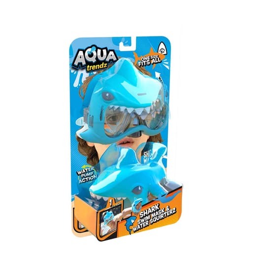 Aqua Trendz Плувна маска с водно оръжие Акула
