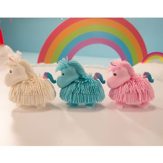 JIGGLY PETS Син еднорог Рошльо