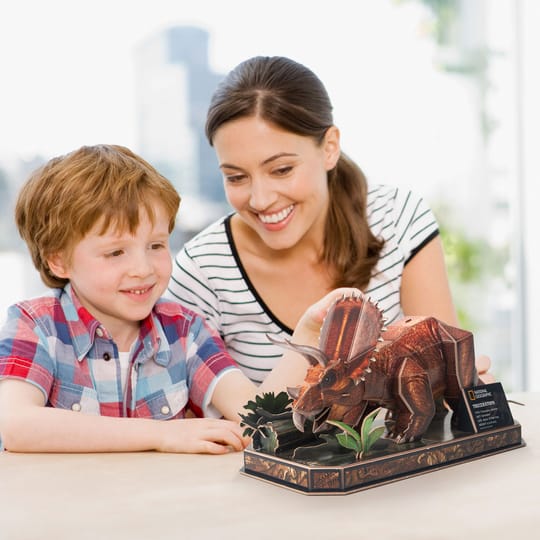 CubicFun Пъзел 3D National Geographic Triceratops 44ч.