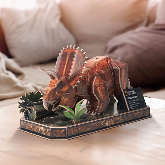 CubicFun Пъзел 3D National Geographic Triceratops 44ч.