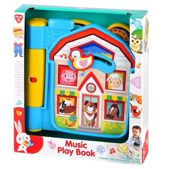 PLAYGO Музикална книжка с животни