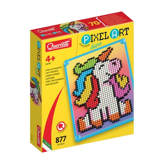 QUERCETTI Мозайка дребни части PIXEL ART Еднорог