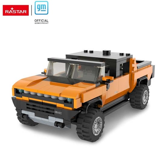 RASTAR Джип Hummer EV Bricks за сглобяване 1:30 Оранжев