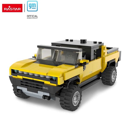 RASTAR Джип Hummer EV Bricks за сглобяване 1:30 Жълт