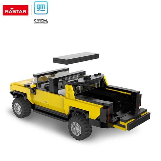 RASTAR Джип Hummer EV Bricks за сглобяване 1:30 Жълт