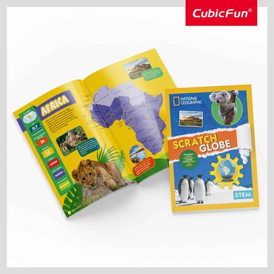 CubicFun Пъзел 3D  National Geographic Глобус с изтриване 32ч.