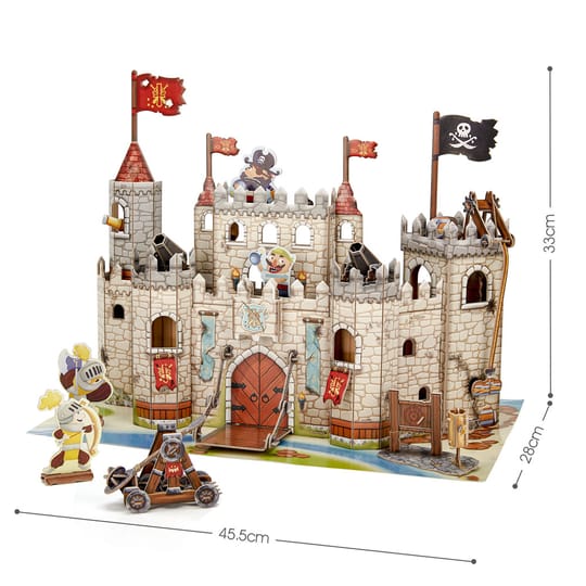 CubicFun Пъзел 3D Pirate Knight Castle 183ч.