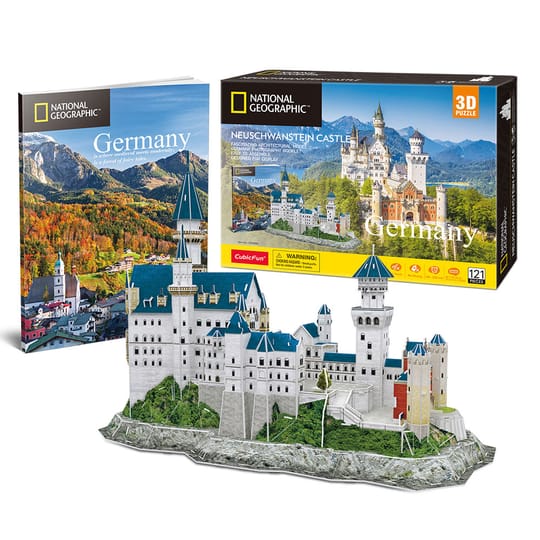 CubicFun Пъзел 3D National Geographic Germany Neuschwanstein Castle 121ч.