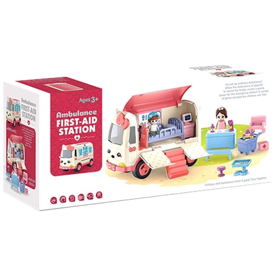 OCIE Touring Car Линейка с обзавеждане и фигури First Aid Station