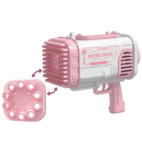Yifeng Базука Bubble Gun Outer Space 80 Балончета Розова