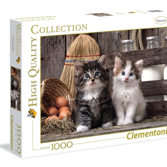 CLEMENTONI Пъзел 1000ч СЛАДКИ КОТЕНЦА
