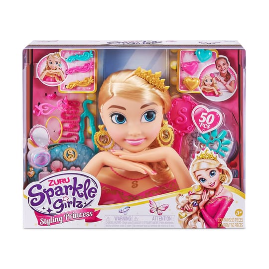 Sparkle Girlz Модел за прически и маникюр Styling Princess 52ч.
