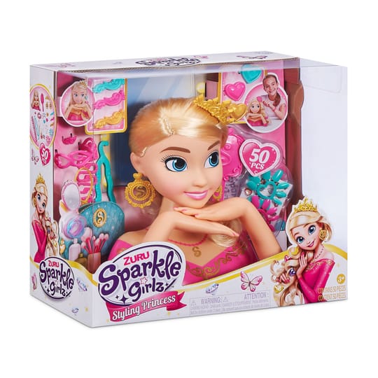 Sparkle Girlz Модел за прически и маникюр Styling Princess 52ч.