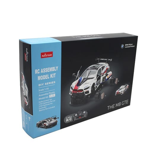 RASTAR Кола за сглобяване BMW M8 GTE R/C 1:18