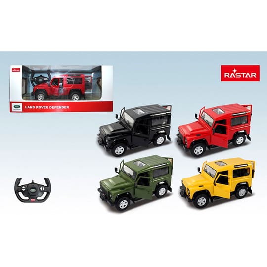 RASTAR Кола с отварящи се врати LAND ROVER DENFENDER R/C 1:14